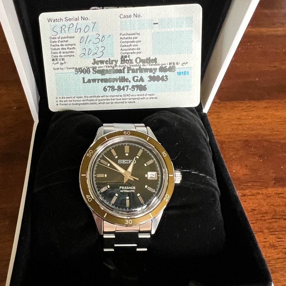 Seiko SRPG07 NWB